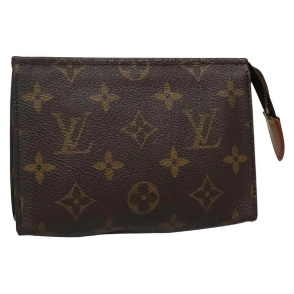 LOUIS VUITTON Monogram Poche Toilette 19 Pouch - Picture 1 of 16